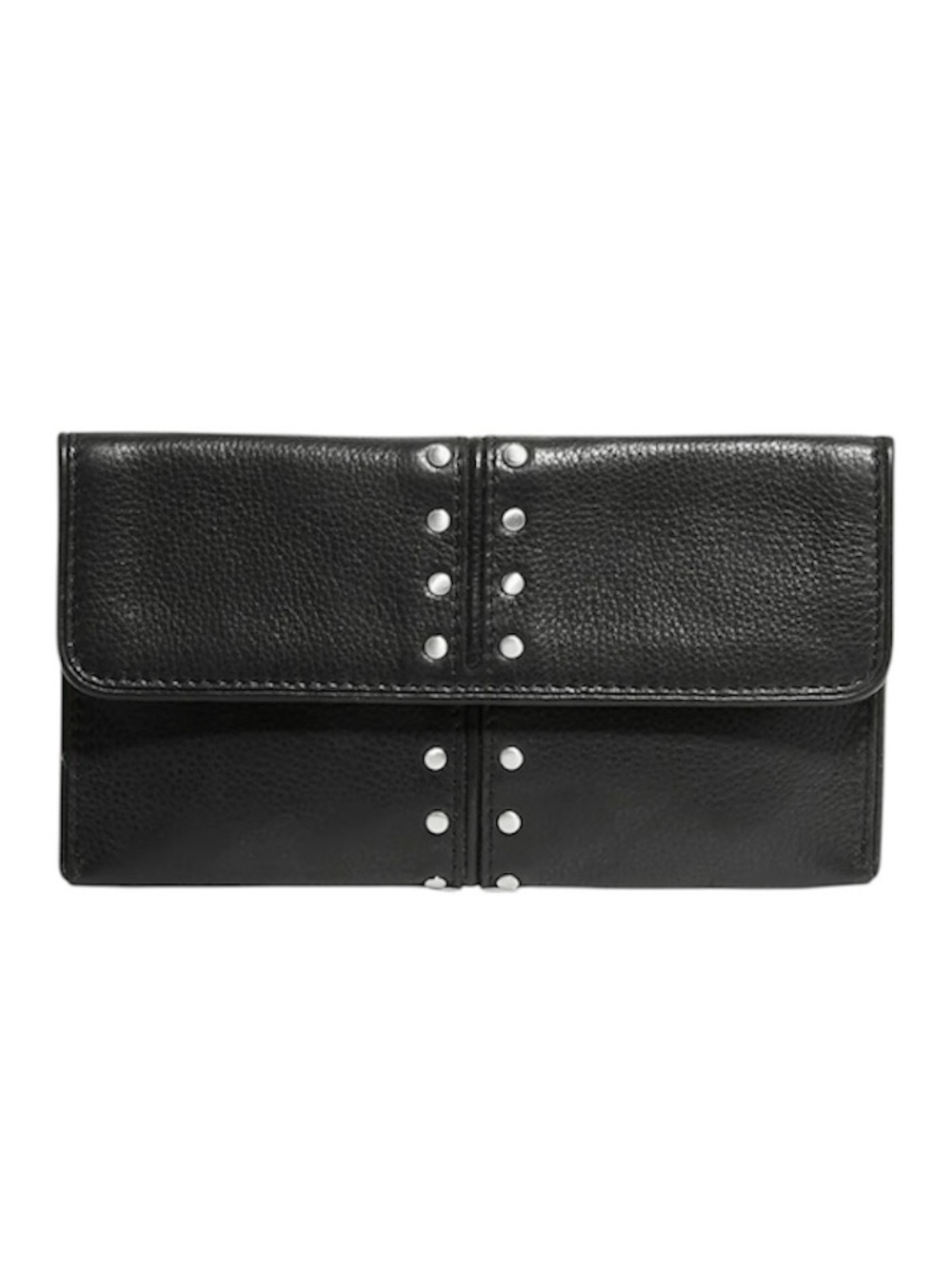 NWT American Leather Co. Black Mittie Bifold Leather Wallet